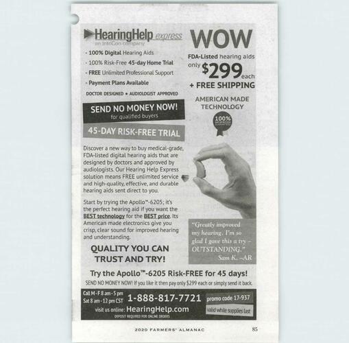 Hearing Help Express Hearing Aids Advertising Profile See Their Ad