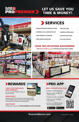 Floor And Decor Outlets Of America Advertising Profile See
