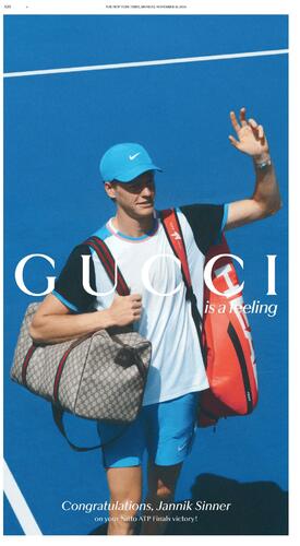 The House of Gucci campaigns first seen Nov 2024.