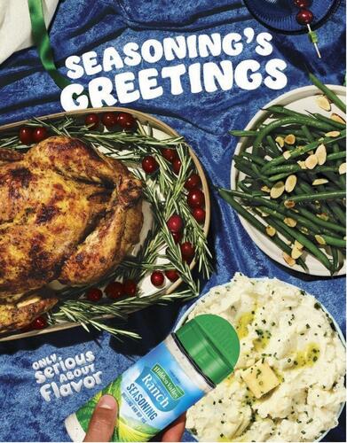 Hidden Valley Ranch Seasonings & Packets campaigns first seen Dec 2024.