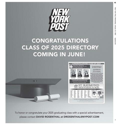 New York Post campaigns first seen Jan 2025.