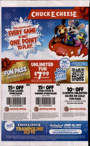 Chuck E. Cheese campaigns first seen Dec 2024.