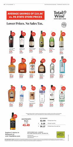 Total Wine & More campaigns first seen Jan 2025.