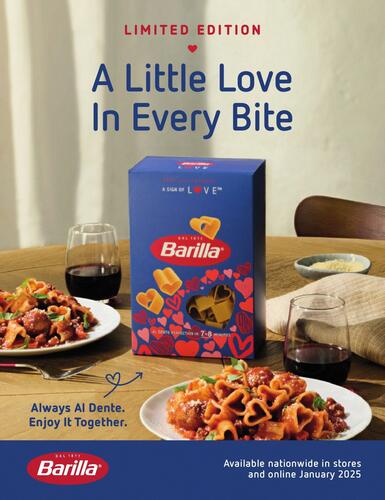 Barilla Group Holding campaigns first seen Feb 2025.
