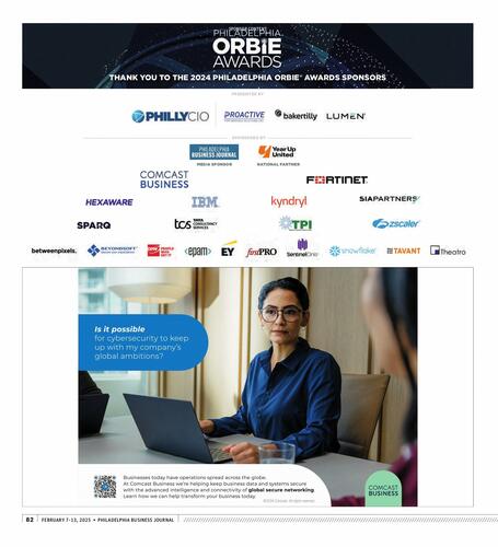 Philadelphia Business Journal campaigns first seen Feb 2025.