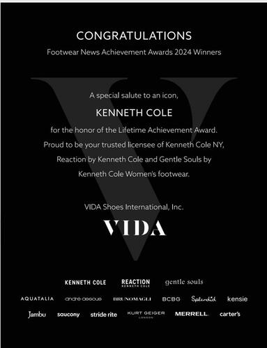 Vida Shoes International campaigns first seen Dec 2024.