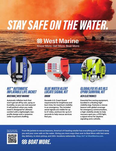 West Marine campaigns first seen May 2025.