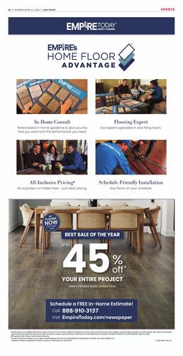 Empire Today campaigns first seen Apr 2025.