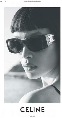 Celine campaigns first seen May 2025.