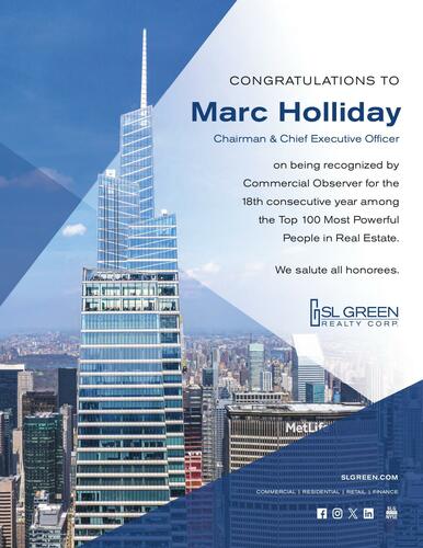 SL Green Realty campaigns first seen May 2025.