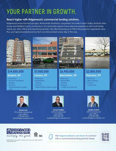 Ridgewood Savings Bank campaigns first seen May 2025.