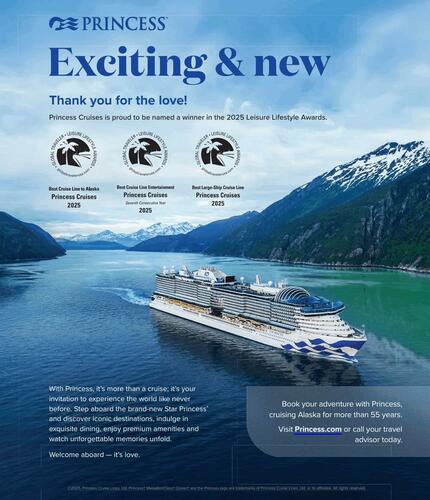 Princess Cruise Lines campaigns first seen Jun 2025.