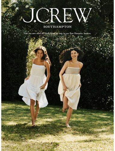 J. Crew Group campaigns first seen Jul 2025.