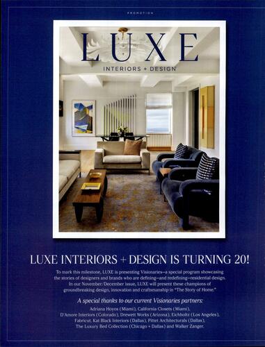 Luxe Interiors + Design campaigns first seen Jul 2025.