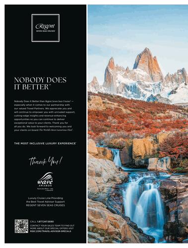 Regent Seven Seas Cruises campaigns first seen Jul 2025.