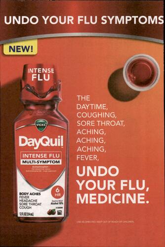 Vicks DayQuil campaigns first seen Aug 2025.
