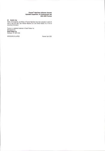 Sanofi Pasteur campaigns first seen Jul 2025.