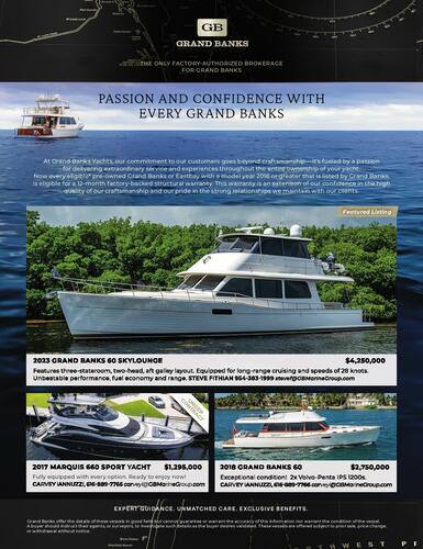 Grand Banks Yachts campaigns first seen Sep 2025.