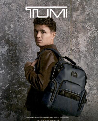 TUMI campaigns first seen Sep 2025.