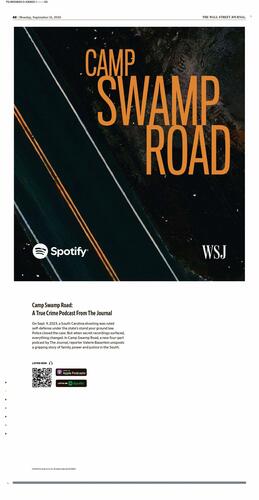 The Wall Street Journal campaigns first seen Sep 2025.