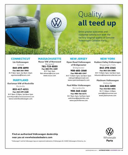 Volkswagen of America campaigns first seen Nov 2025.