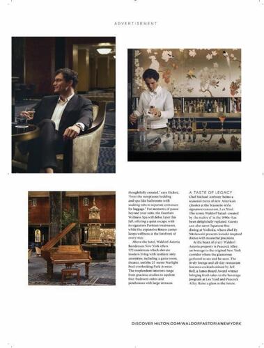 The Waldorf Astoria Collection by Hilton Worldwide campaigns first seen Nov 2025.
