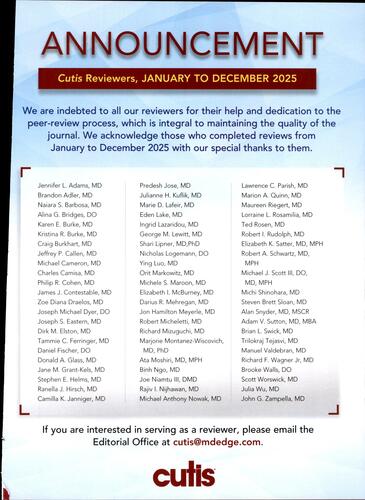 Frontline Medical Communications campaigns first seen Jan 2026.