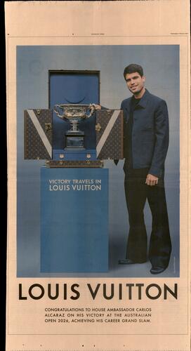 LVMH Fashion & Leather Goods campaigns first seen Feb 2026.