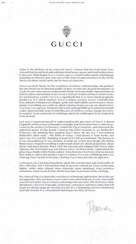 The House of Gucci campaigns first seen Feb 2026.