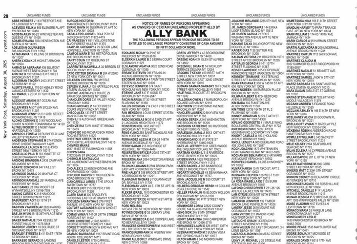 Ally Bank campaigns first seen Aug 2025.