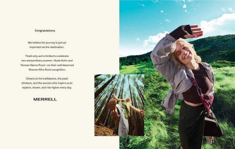 Merrell campaigns first seen Feb 2025.