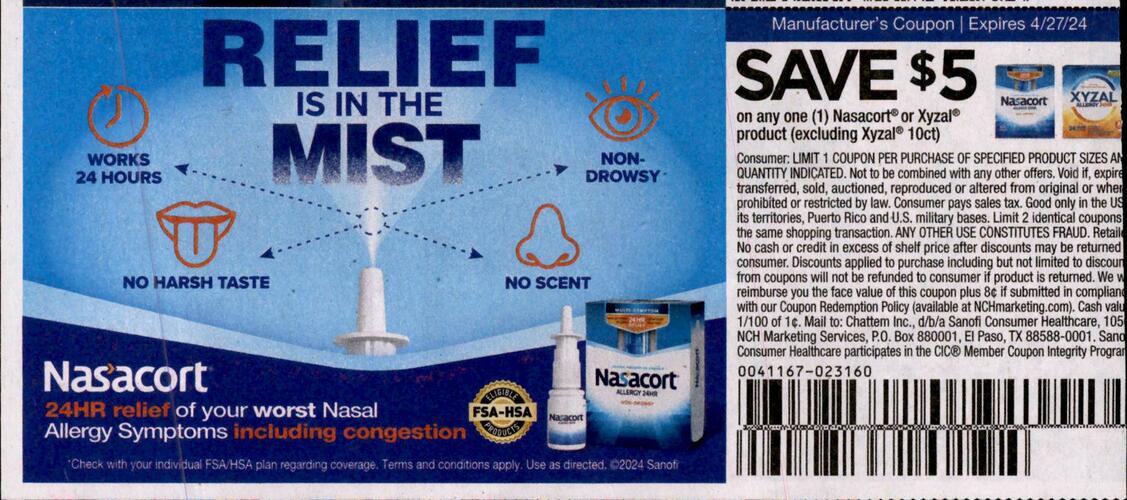Nasacort | Advertising Profile | See Their Ad Spend! | MediaRadar