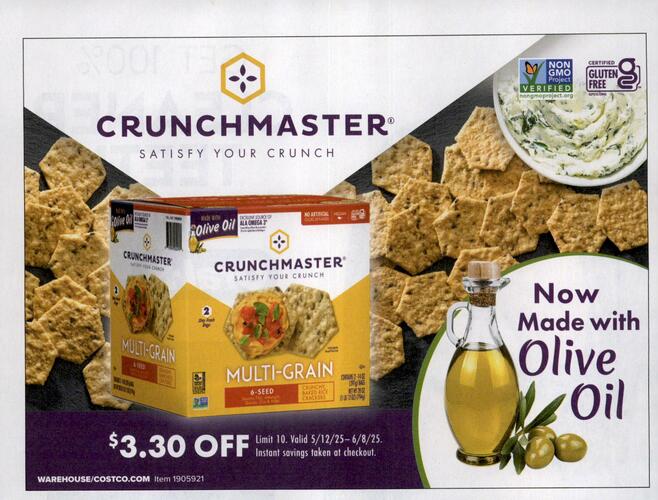 CrunchMaster campaigns first seen May 2025.