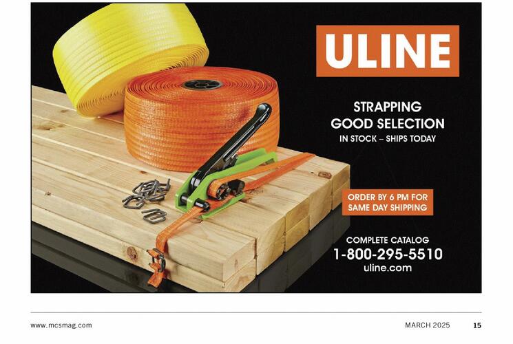 Uline campaigns first seen Mar 2025.