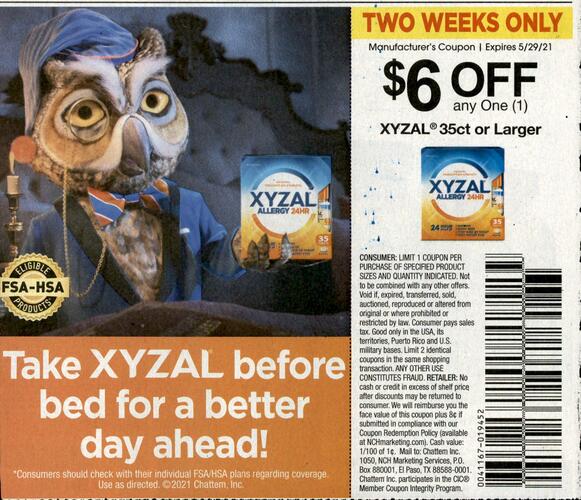 Xyzal | Advertising Profile | See Their Ad Spend! | MediaRadar
