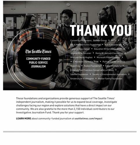 The Seattle Times campaigns first seen Jan 2025.