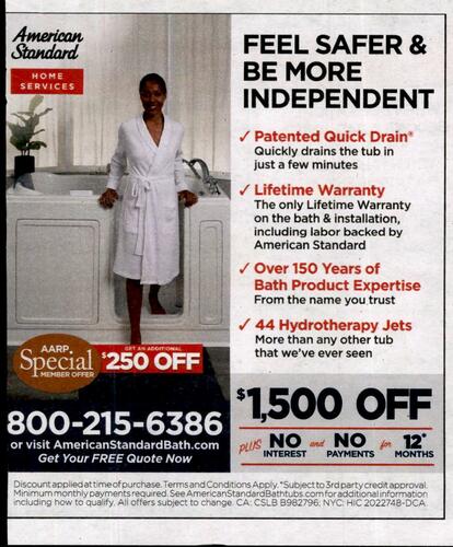 American Standard campaigns first seen May 2025.