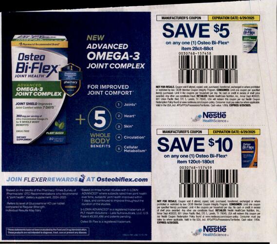 Osteo Bi-Flex campaigns first seen Jun 2025.