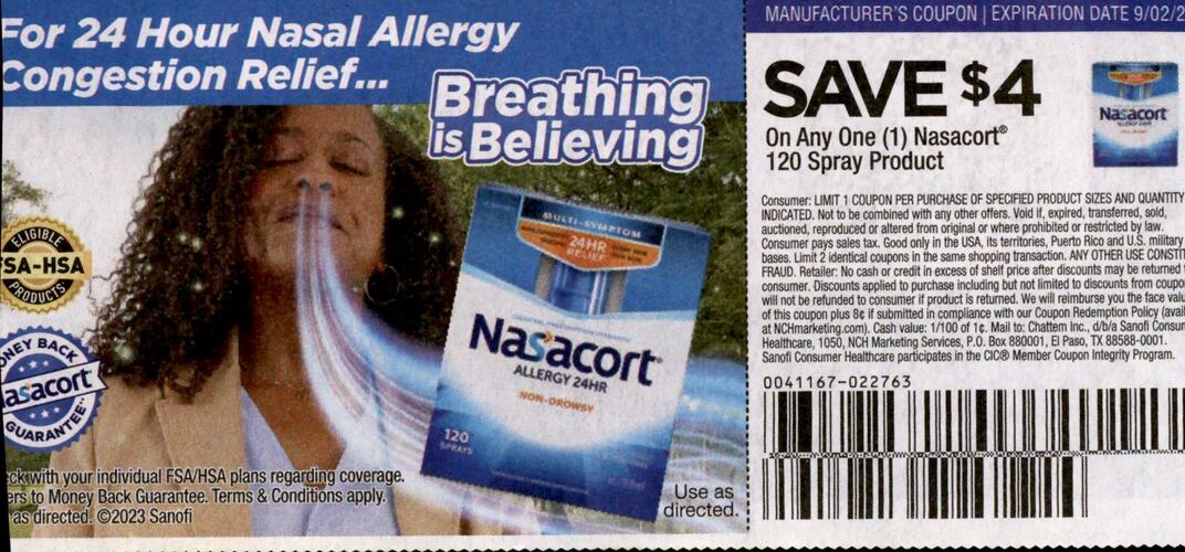 Nasacort | Advertising Profile | See Their Ad Spend! | MediaRadar