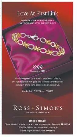 Ross-Simons campaigns first seen Feb 2025.