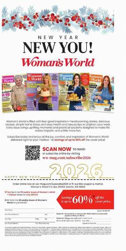 Woman's World campaigns first seen Jan 2026.