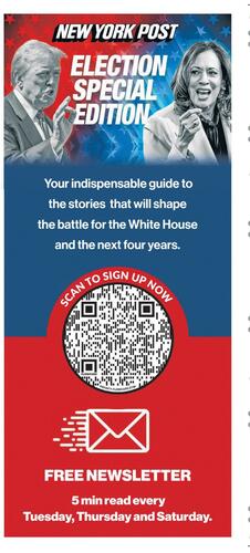 New York Post campaigns first seen Oct 2024.