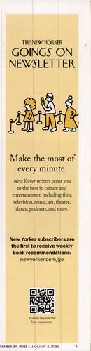 The New Yorker campaigns first seen Dec 2025.