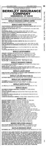 W. R. Berkley campaigns first seen Apr 2025.