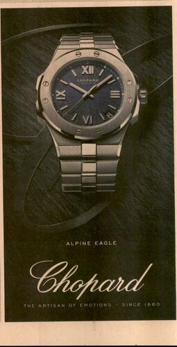 Chopard Watches | Advertising Profile | See Their Ad Spend! | MediaRadar